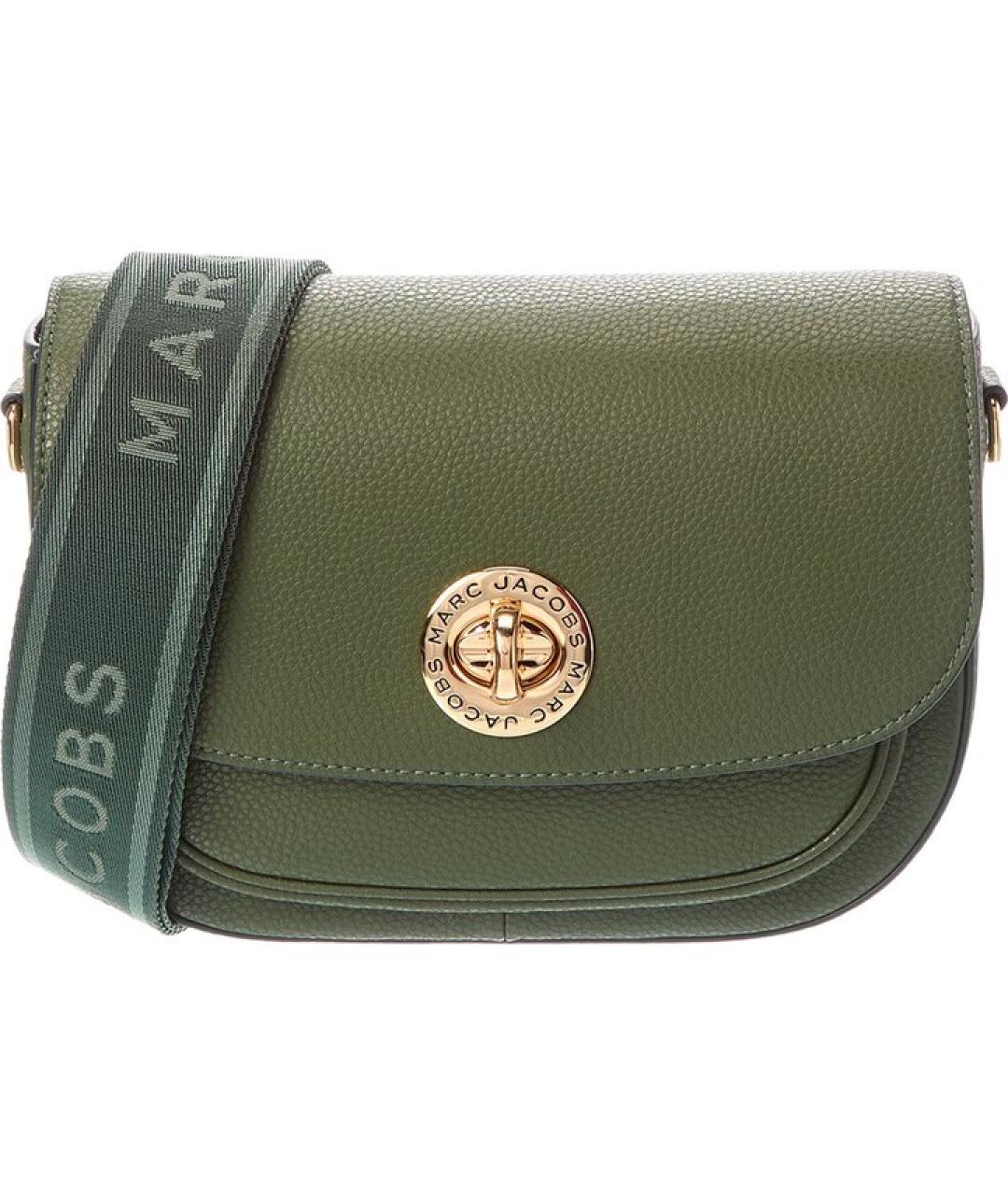 MARC JACOBS Хаки кожаная сумка через плечо, фото 1