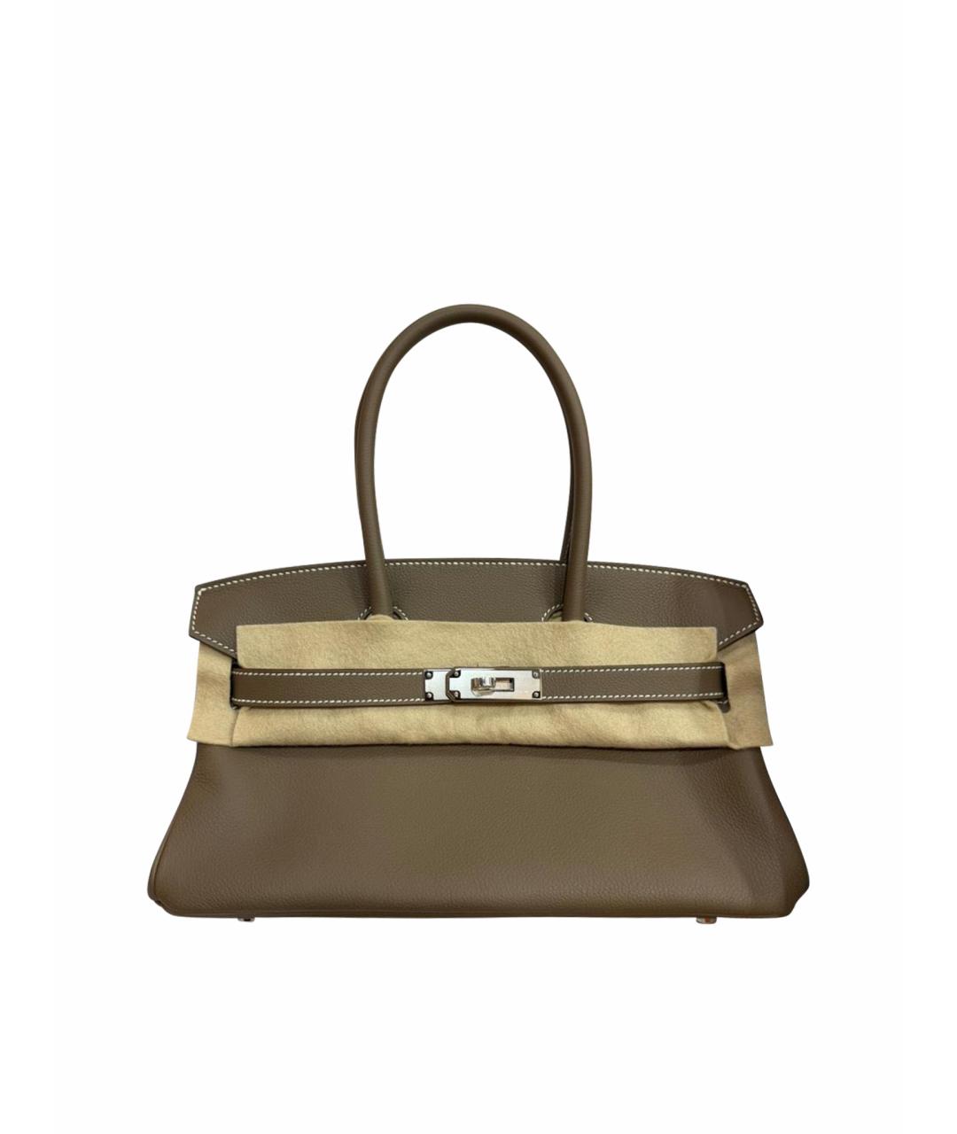 HERMES Кожаная сумка с короткими ручками, фото 1