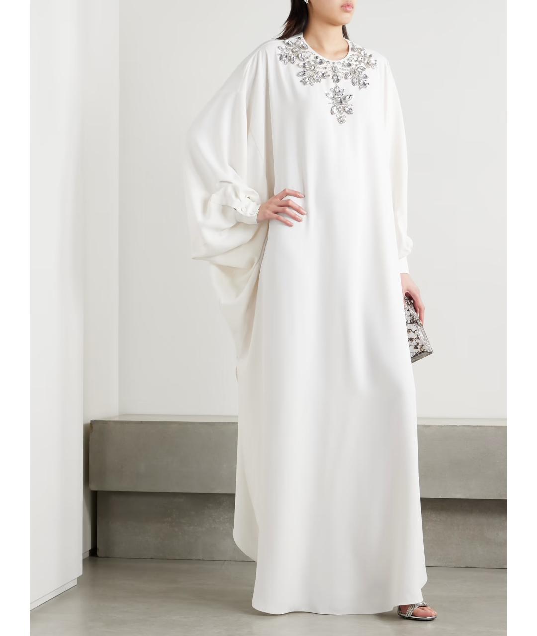 ZUHAIR MURAD Белое полиэстеровое вечернее платье, фото 2