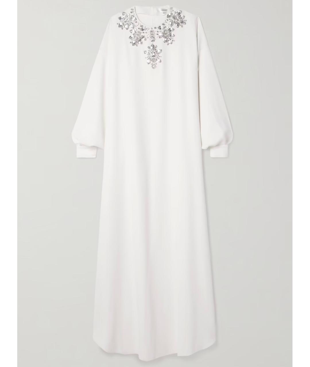 ZUHAIR MURAD Белое полиэстеровое вечернее платье, фото 5