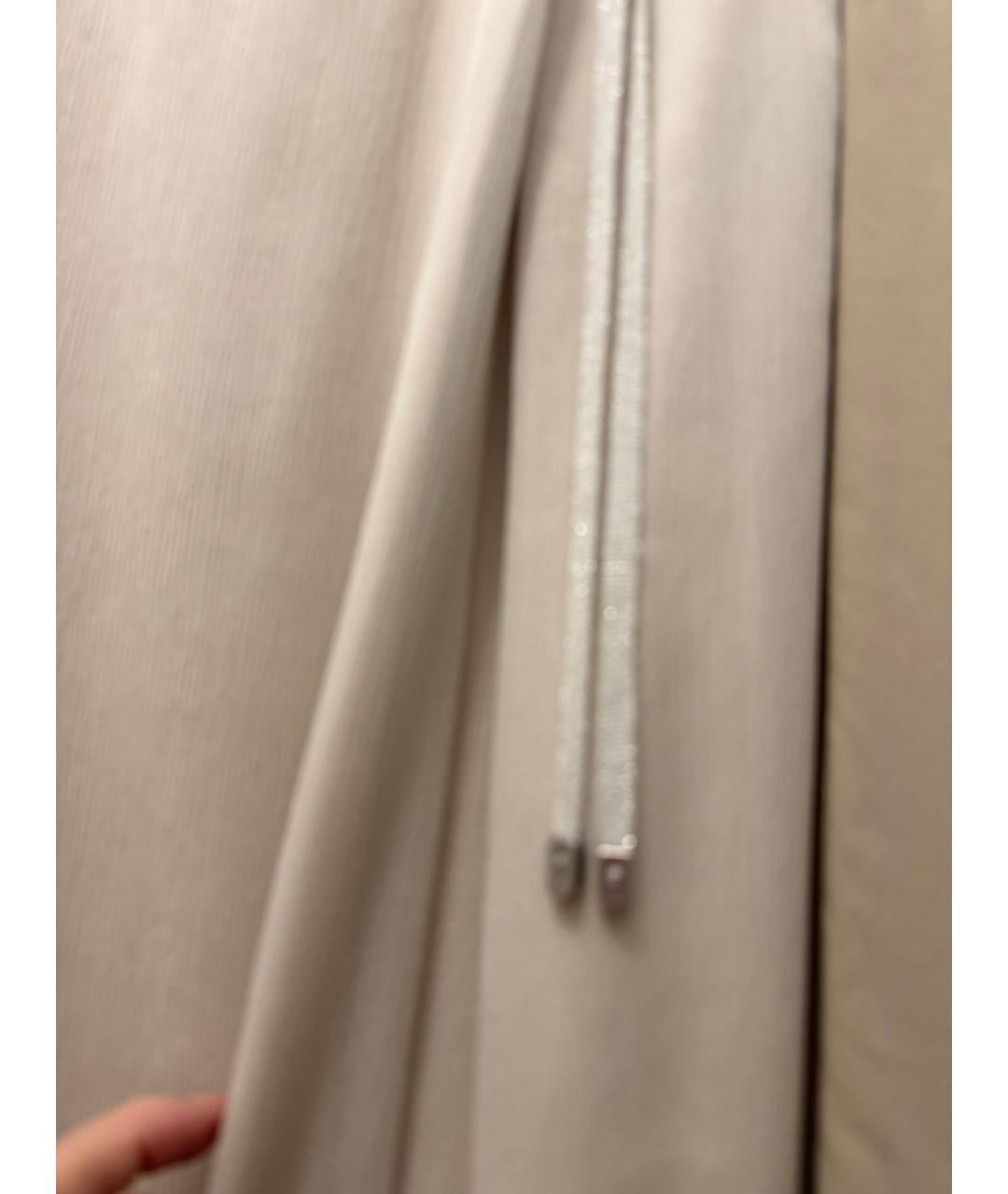 LORENA ANTONIAZZI Бежевая вискозная юбка макси, фото 3