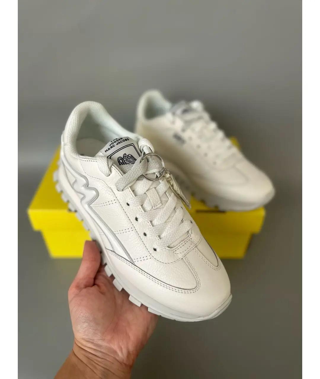 MARC JACOBS Белые кожаные кроссовки, фото 8