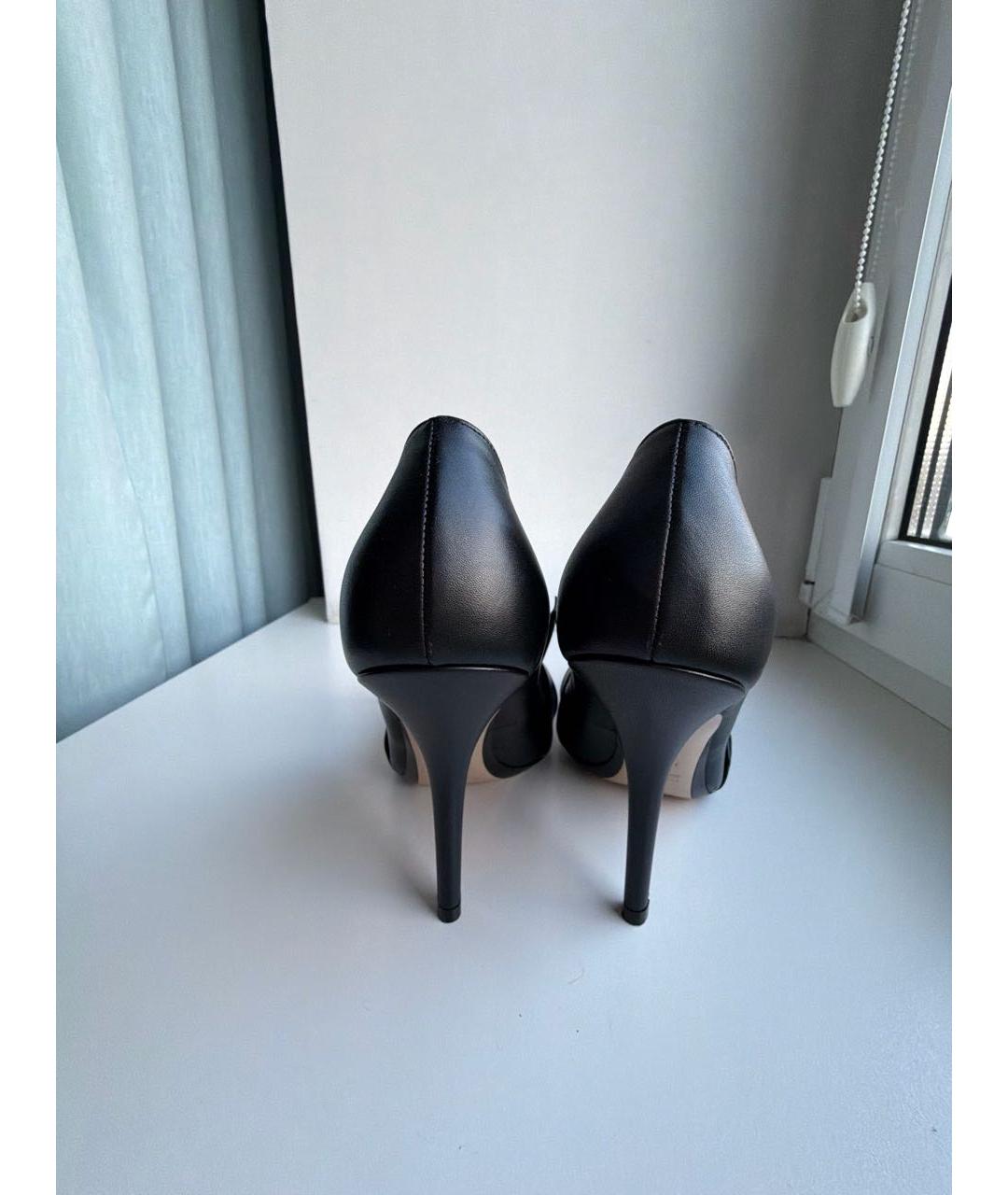 NO. 21 Черные кожаные туфли, фото 4
