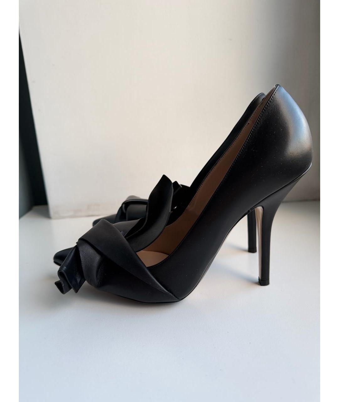 NO. 21 Черные кожаные туфли, фото 5
