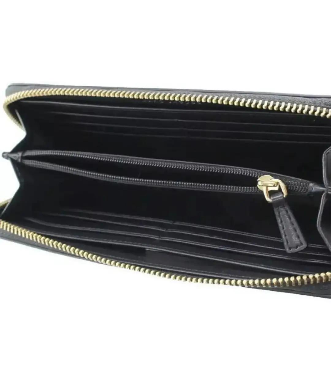 MARC JACOBS Черный кожаный кошелек, фото 2