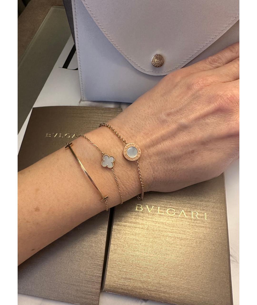 BVLGARI Розовый браслет из розового золота, фото 3