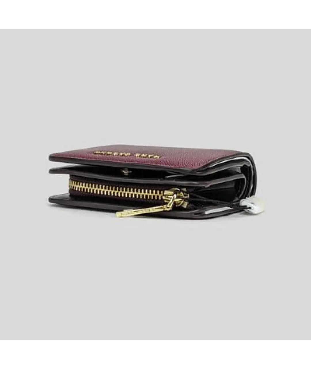 MARC JACOBS Бордовый кожаный кошелек, фото 3