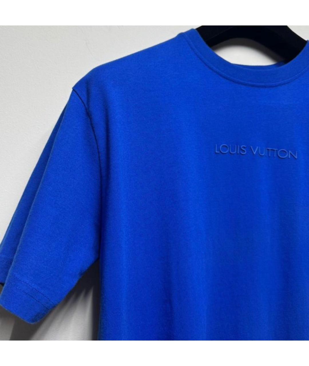 LOUIS VUITTON Синяя футболка, фото 3