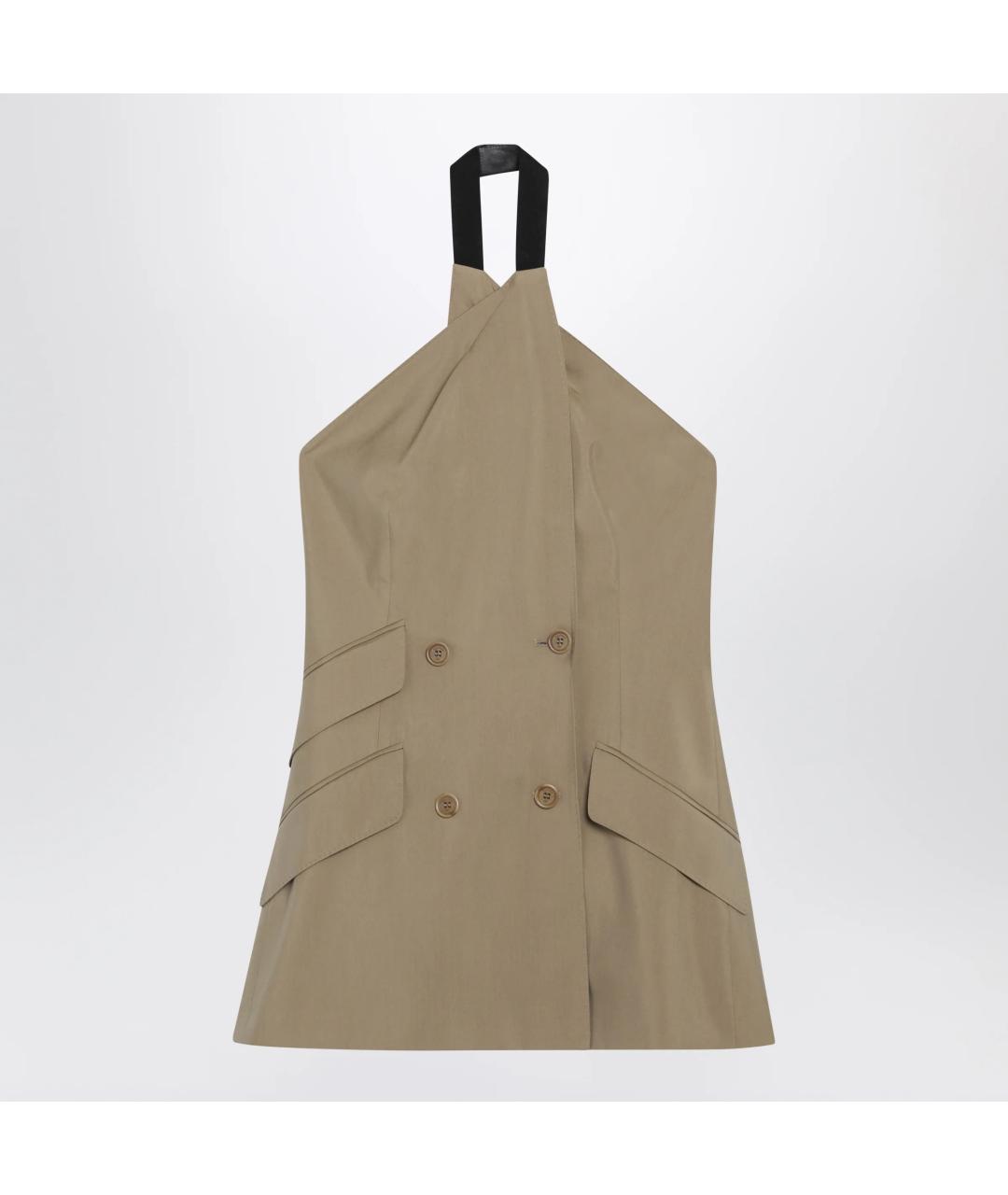 MAX MARA Бежевый шерстяной жилет, фото 3