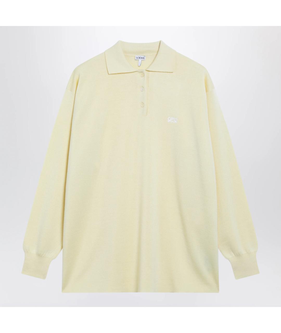 LOEWE Желтый кашемировый джемпер / свитер, фото 3