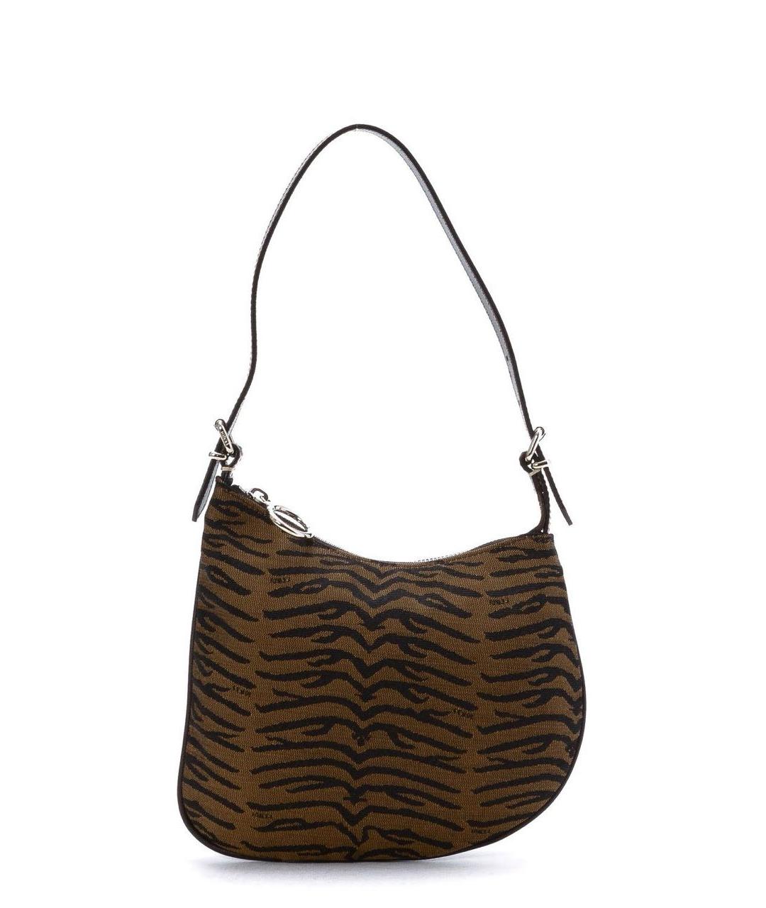 FENDI Коричневая сумка с короткими ручками, фото 8