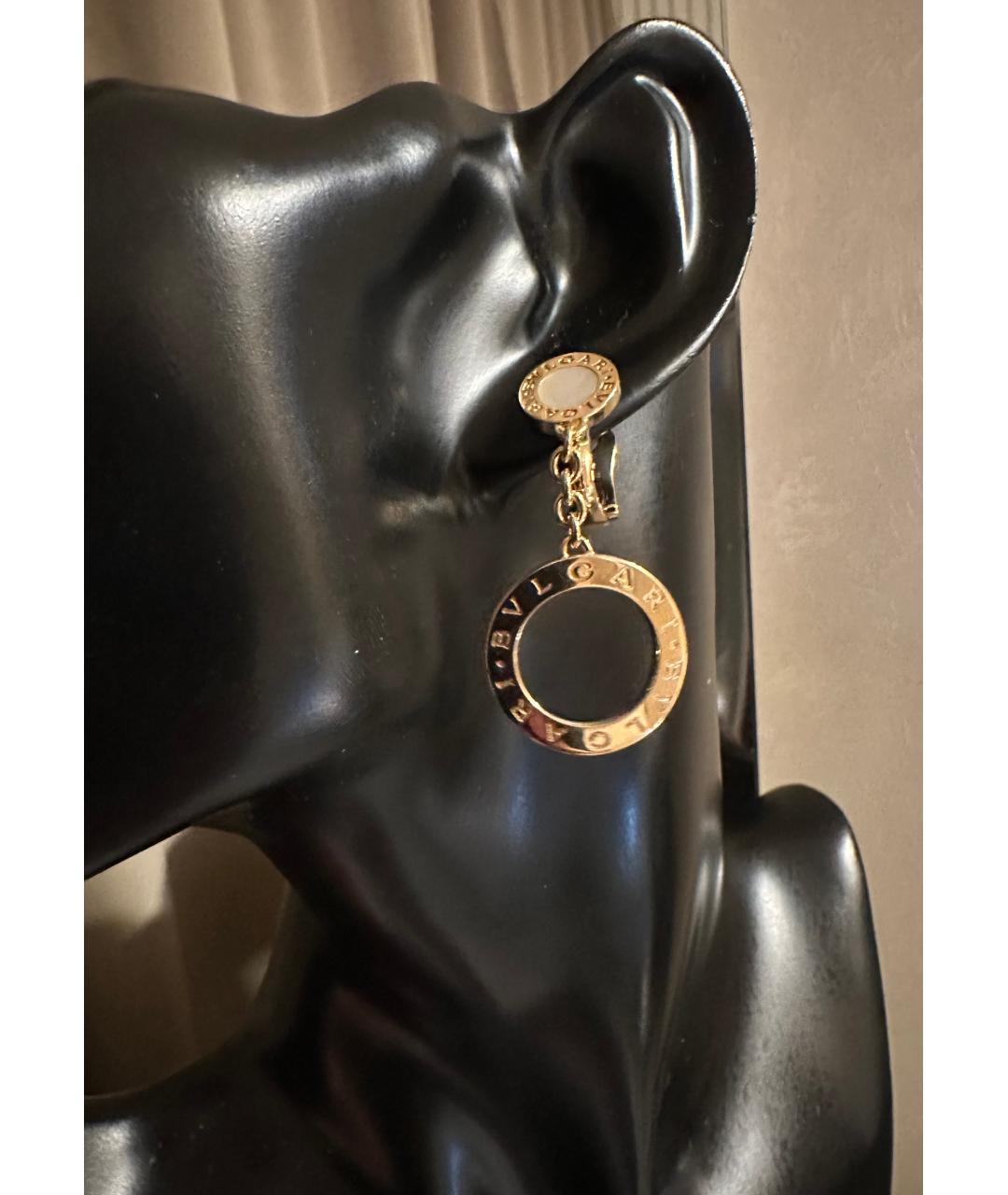 BVLGARI Желтые серьги из желтого золота, фото 2