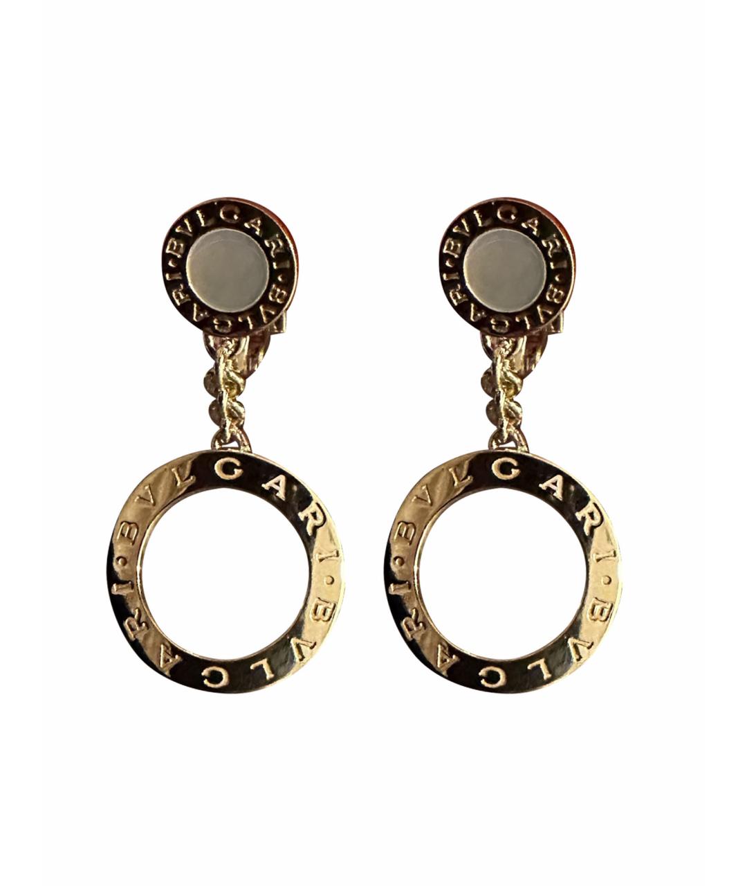 BVLGARI Желтые серьги из желтого золота, фото 1