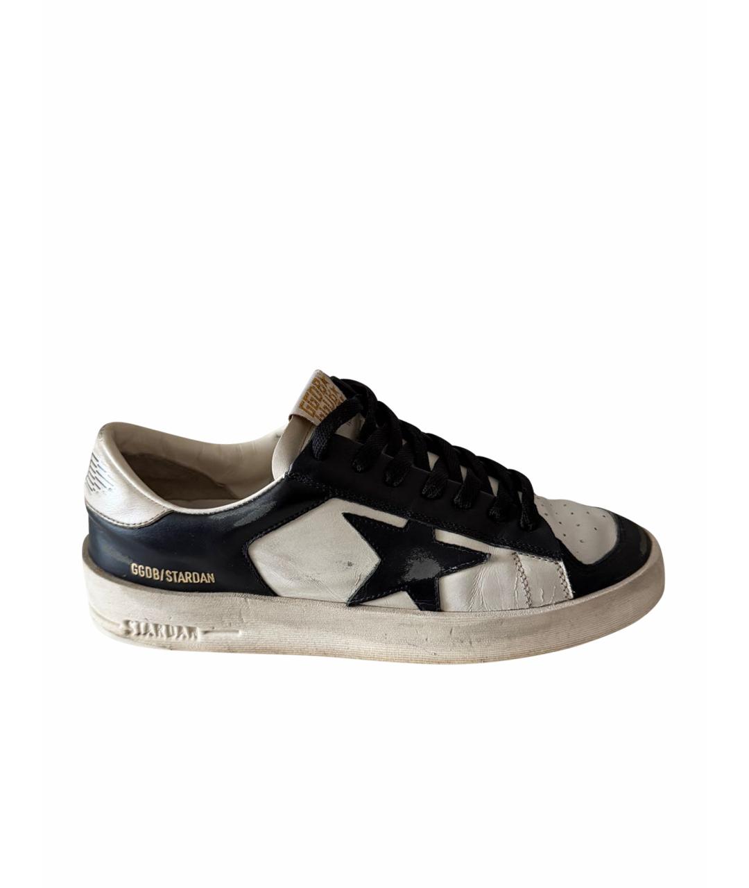 GOLDEN GOOSE DELUXE BRAND Белые кожаные кеды, фото 1