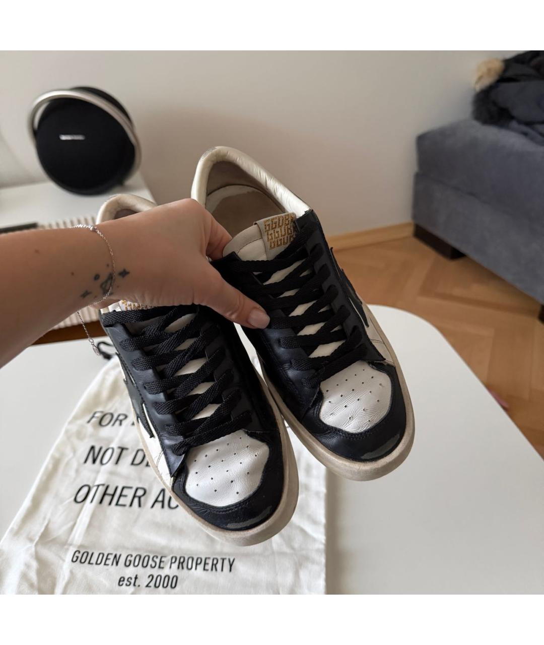 GOLDEN GOOSE DELUXE BRAND Белые кожаные кеды, фото 6