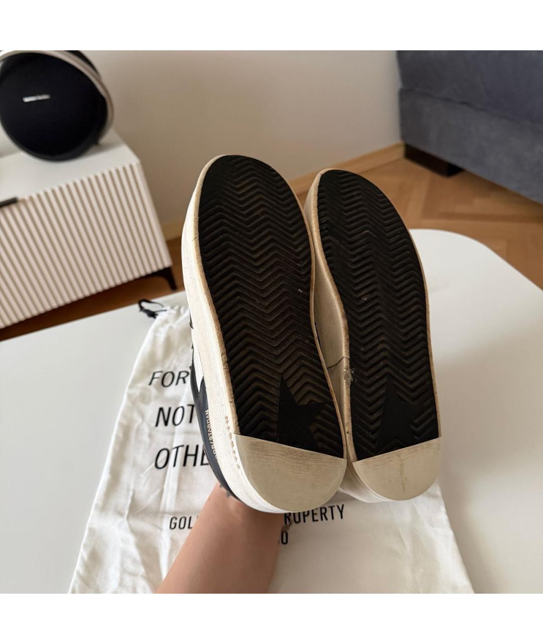 GOLDEN GOOSE DELUXE BRAND Белые кожаные кеды, фото 5