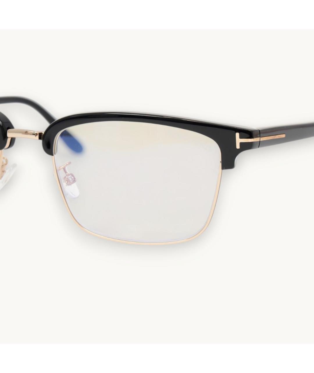 TOM FORD Черные пластиковые солнцезащитные очки, фото 7