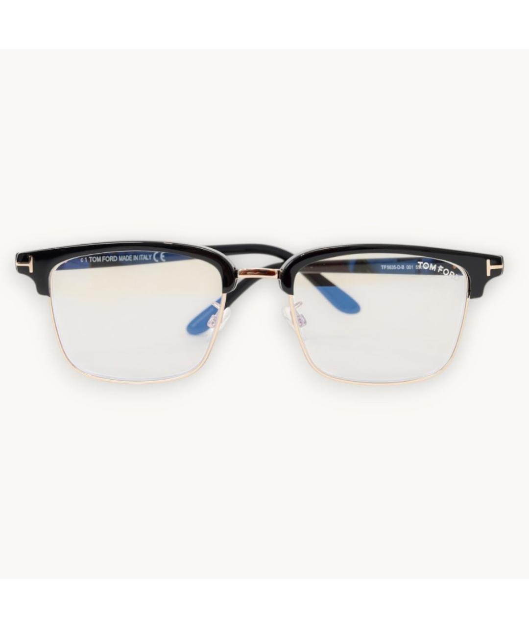 TOM FORD Черные пластиковые солнцезащитные очки, фото 2