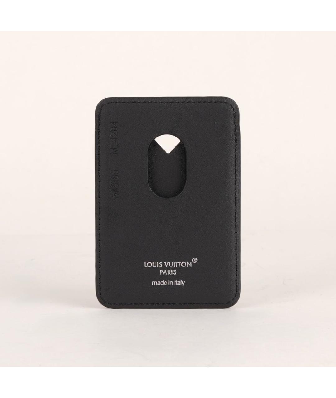 LOUIS VUITTON Коричневый кожаный кардхолдер, фото 3