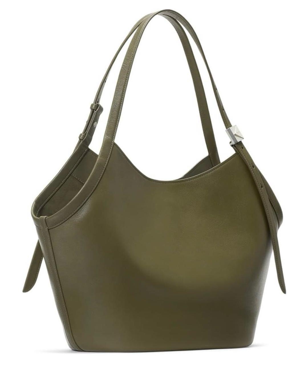 KATE SPADE Зеленая кожаная сумка тоут, фото 2