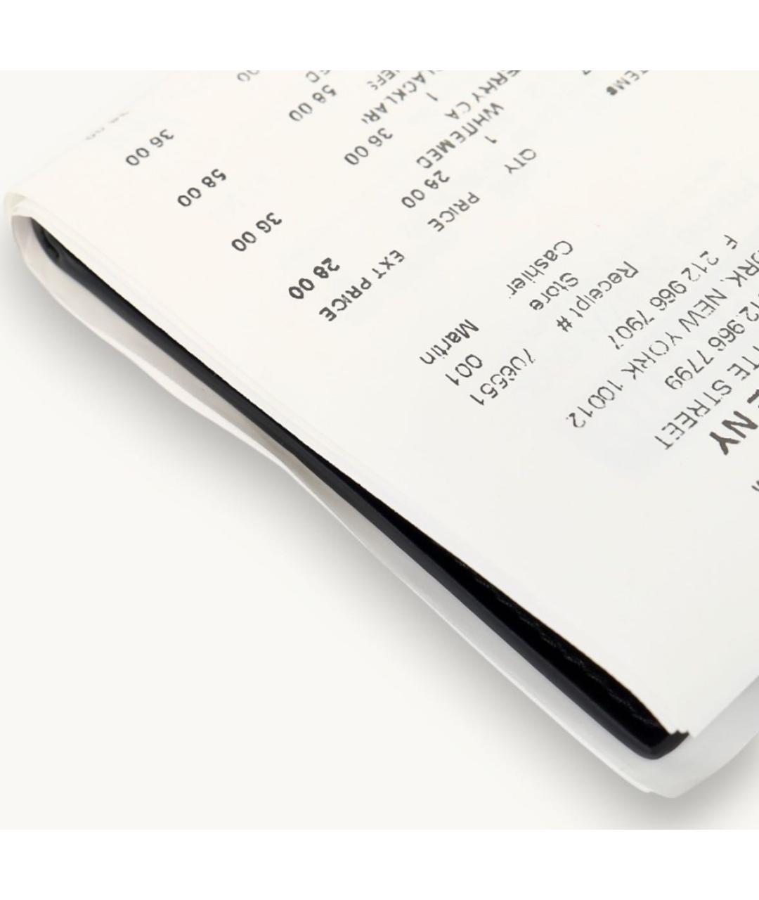 MAISON MARGIELA Белый кожаный кошелек, фото 5