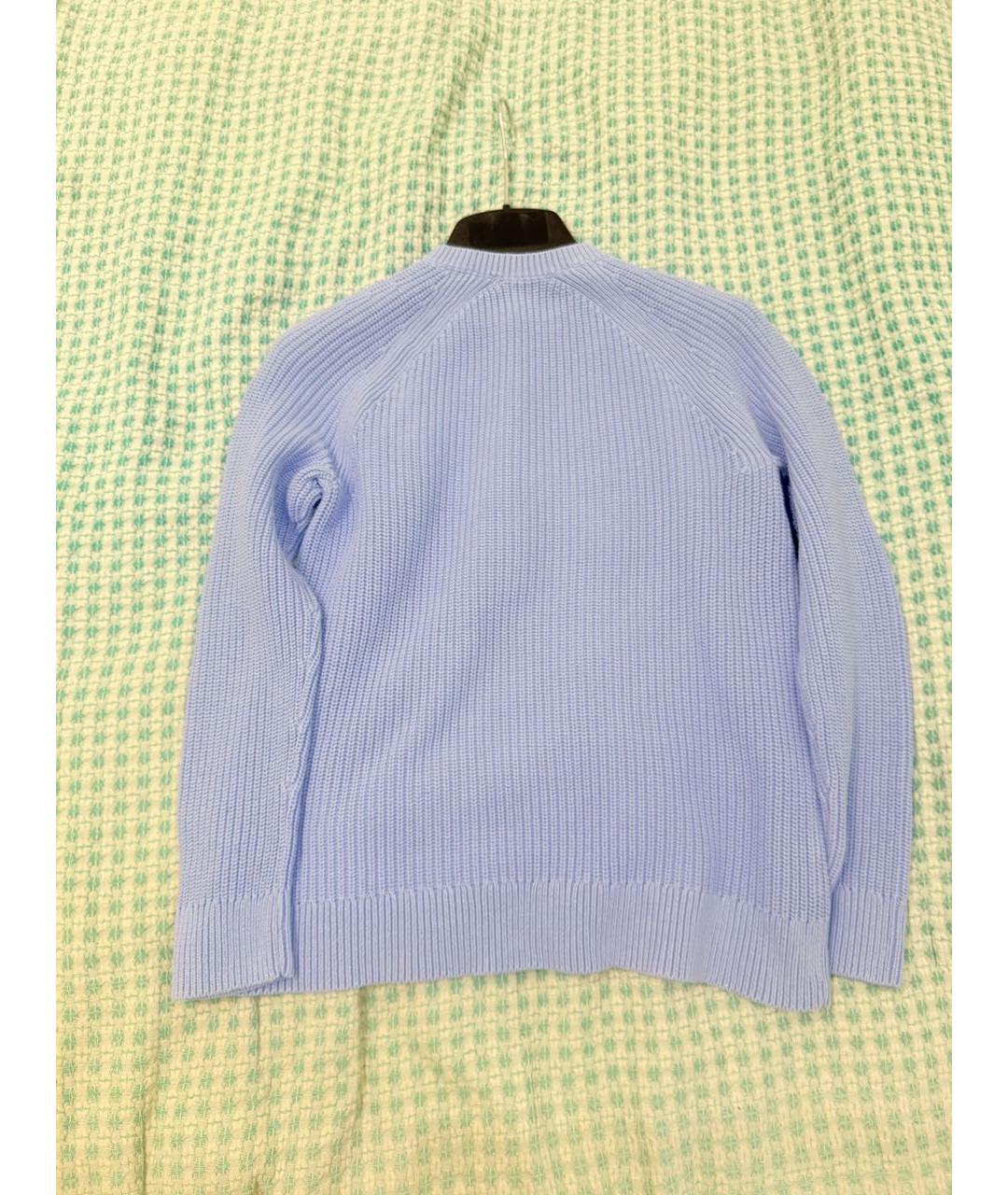 RALPH LAUREN Фиолетовый хлопковый джемпер / свитер, фото 6