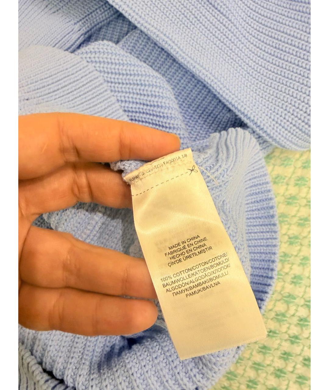 RALPH LAUREN Фиолетовый хлопковый джемпер / свитер, фото 3