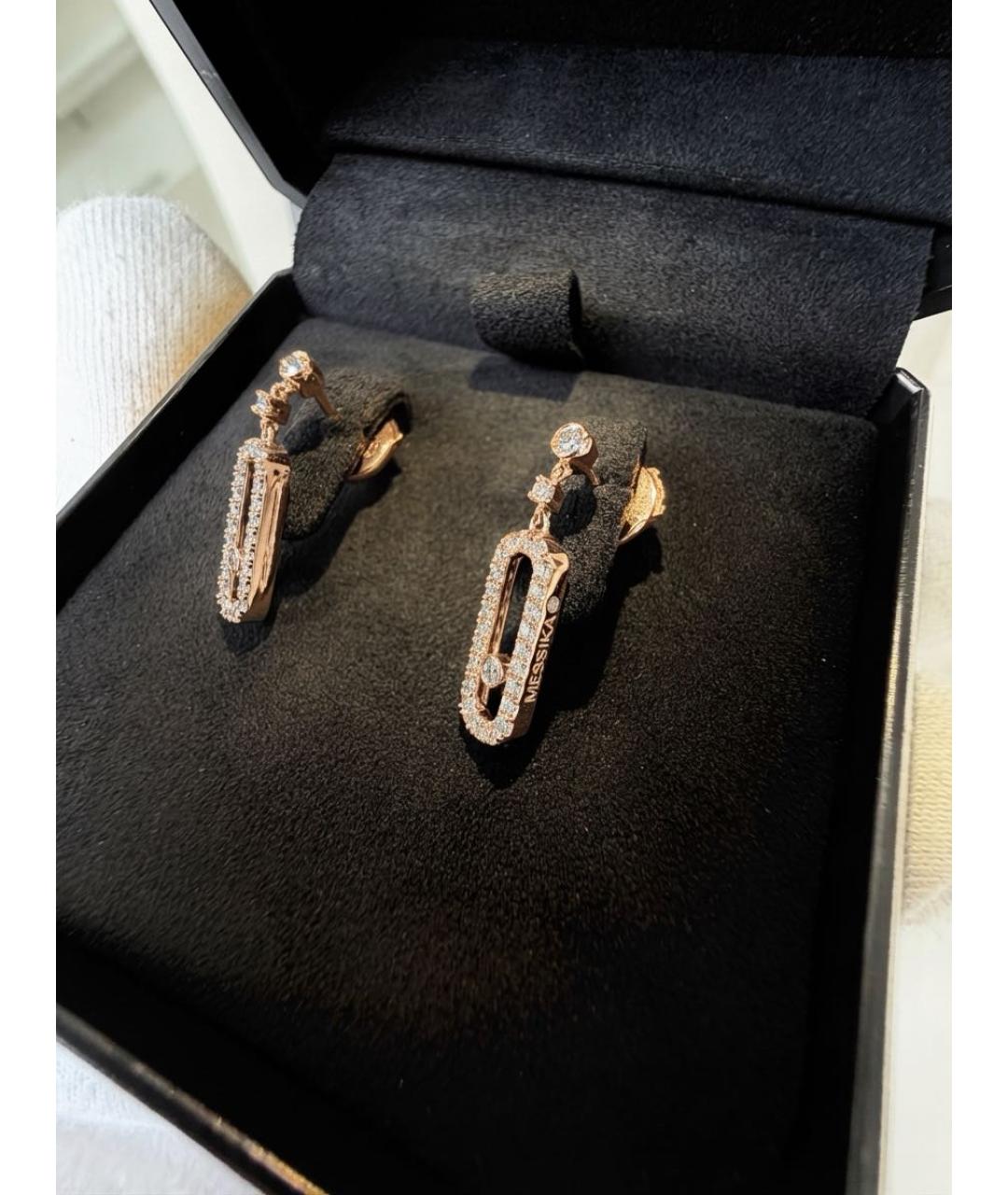 MESSIKA Золотые серьги из розового золота, фото 3