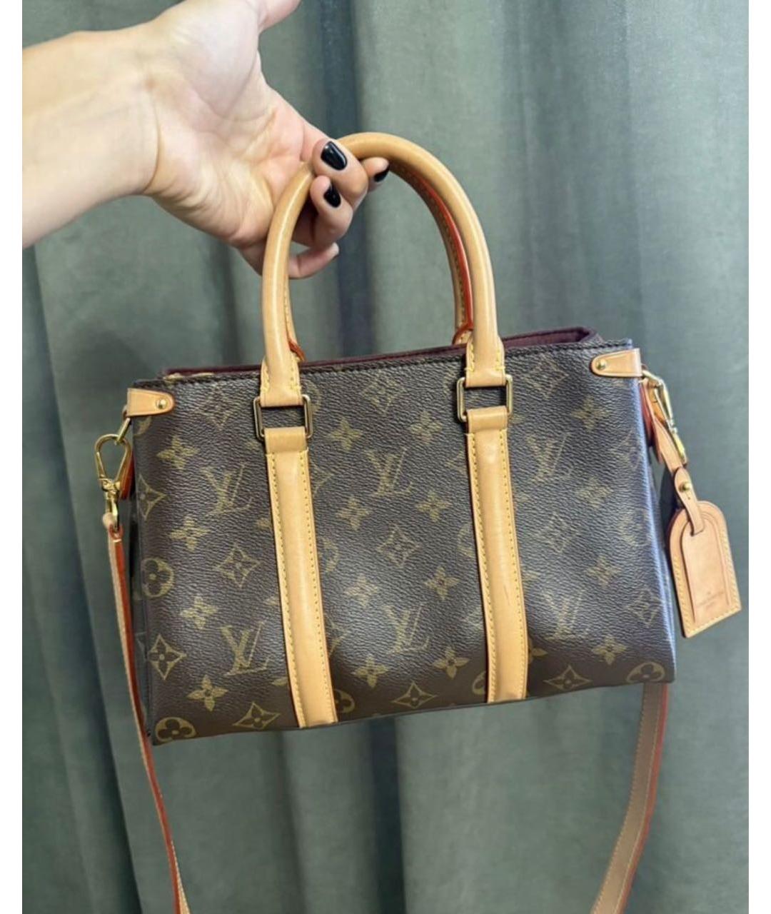 LOUIS VUITTON Коричневая сумка с короткими ручками, фото 6