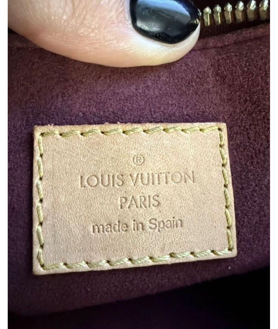 LOUIS VUITTON Коричневая сумка с короткими ручками, фото 5