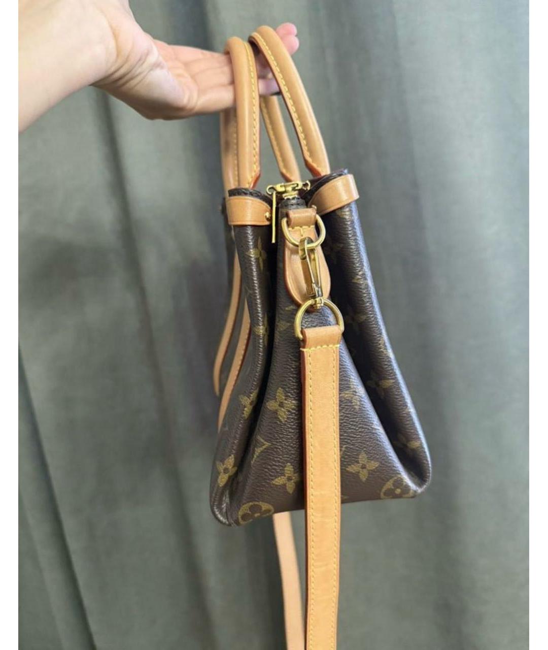 LOUIS VUITTON Коричневая сумка с короткими ручками, фото 2