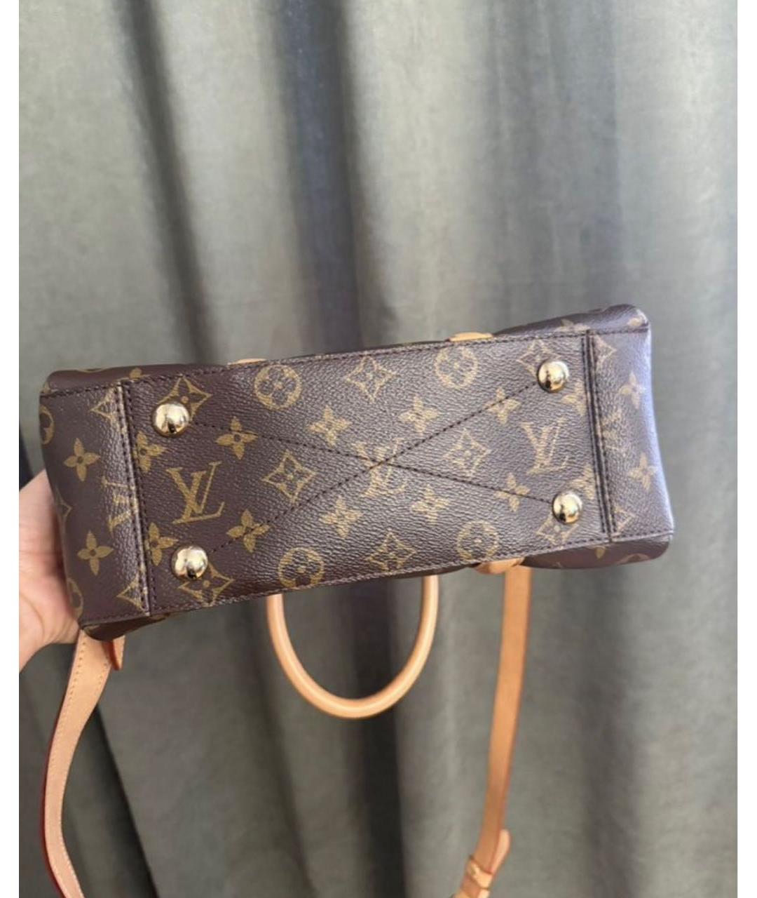 LOUIS VUITTON Коричневая сумка с короткими ручками, фото 3