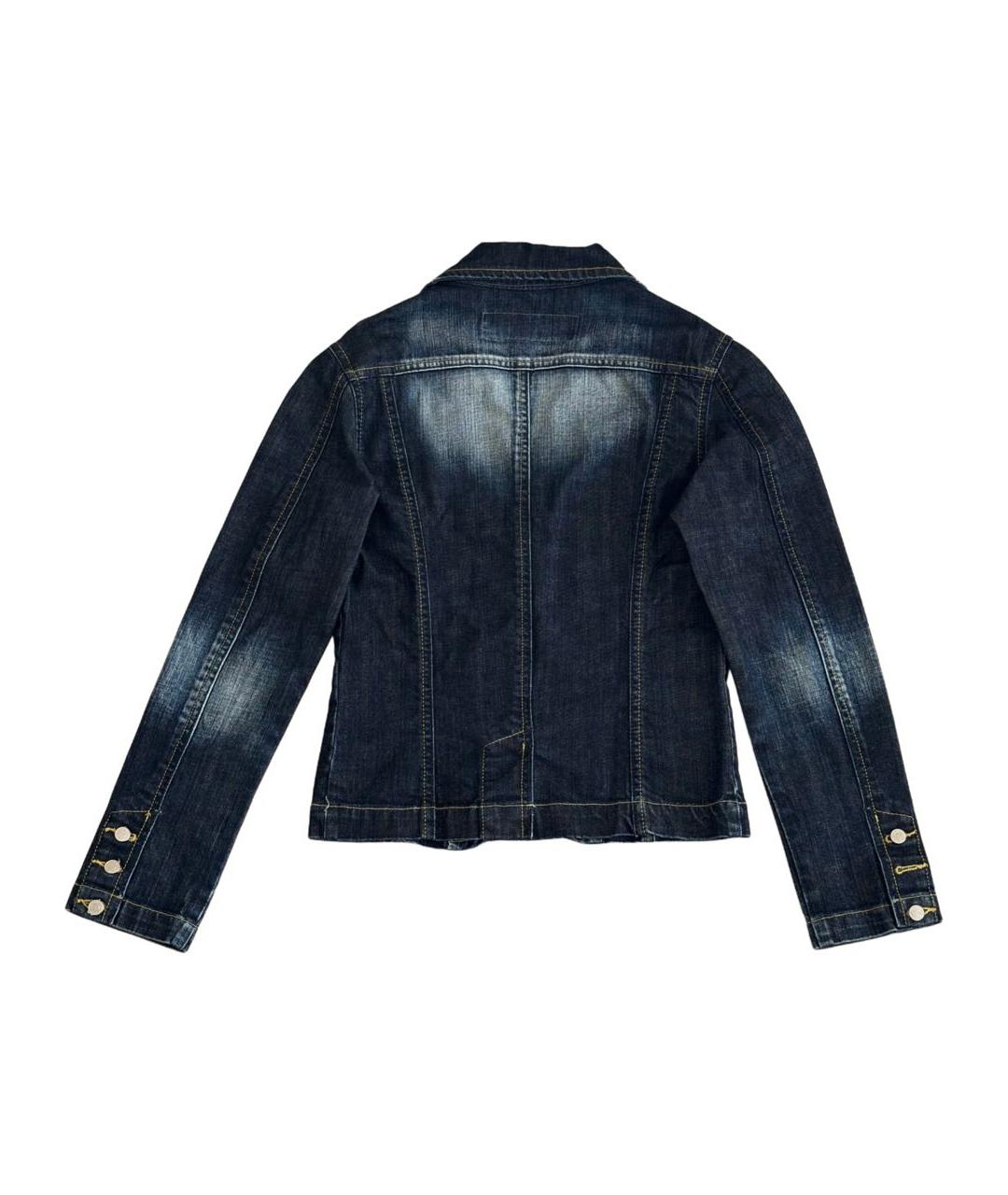 VICTORIA BECKHAM Синий деним жакет/пиджак, фото 3