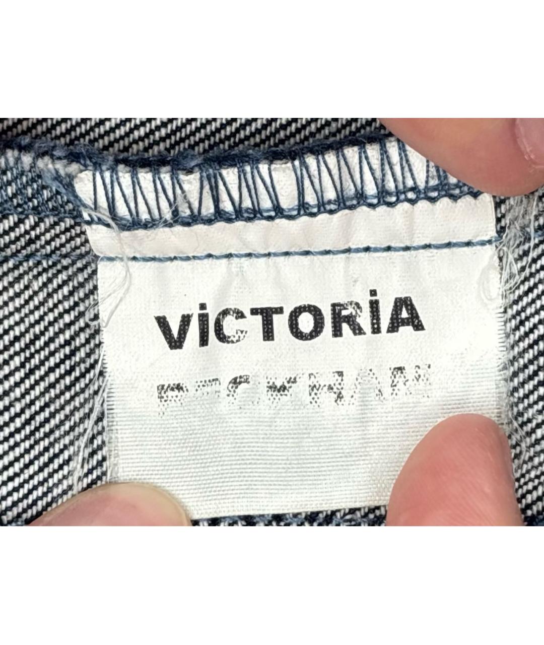 VICTORIA BECKHAM Синий деним жакет/пиджак, фото 5