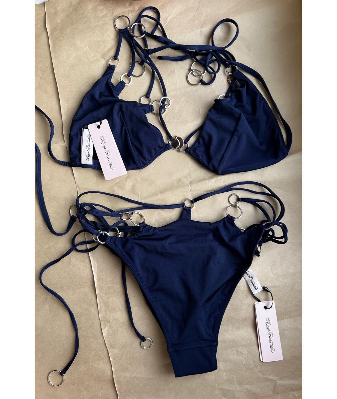 AGENT PROVOCATEUR Темно-синий полиамидовый купальник, фото 6