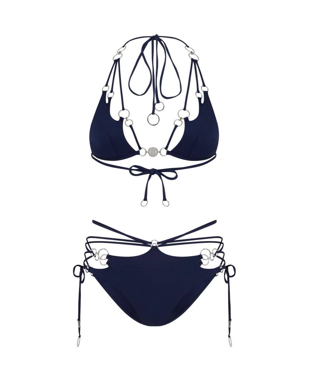 AGENT PROVOCATEUR Темно-синий полиамидовый купальник, фото 1