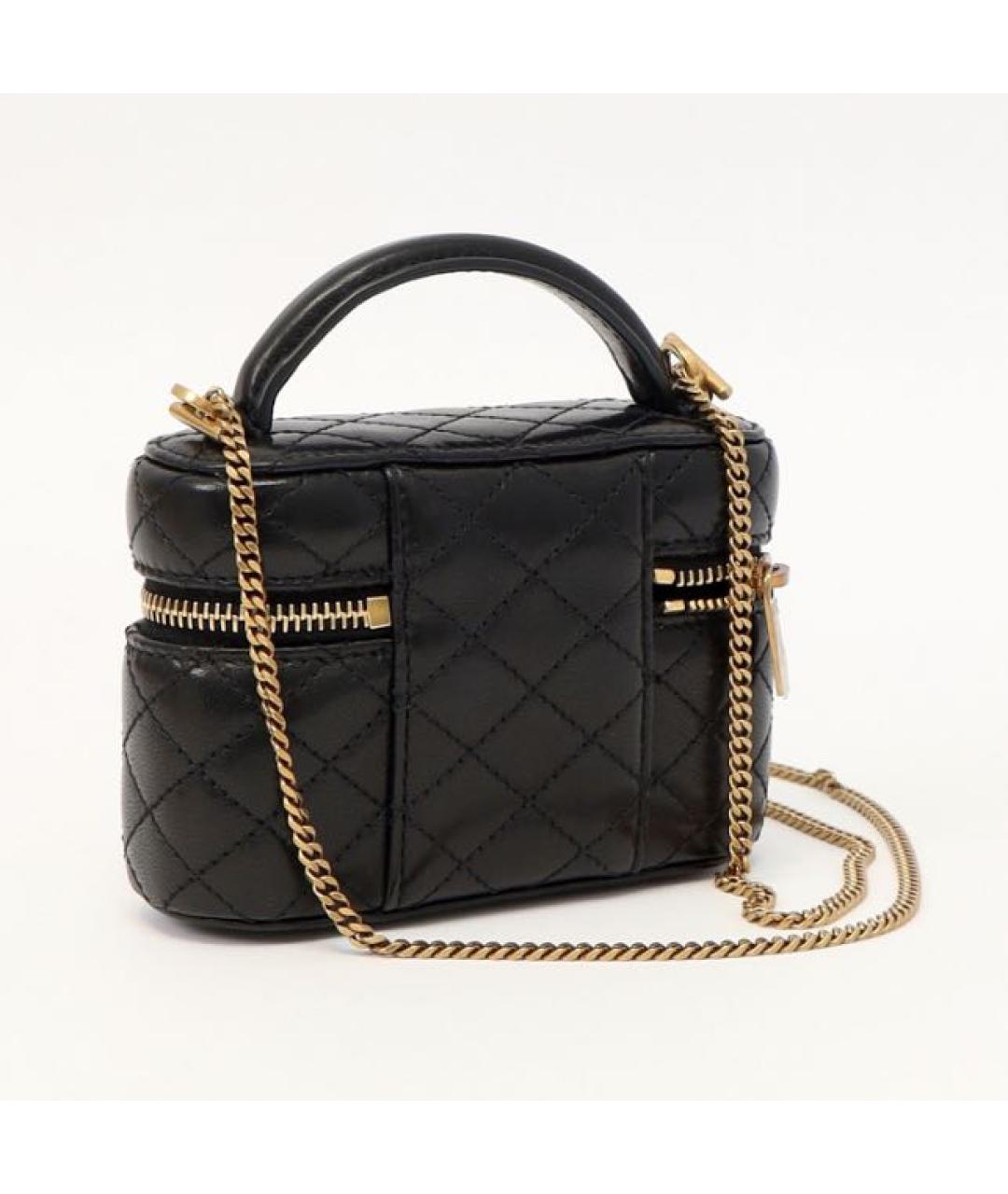 SAINT LAURENT Черная кожаная сумка через плечо, фото 4