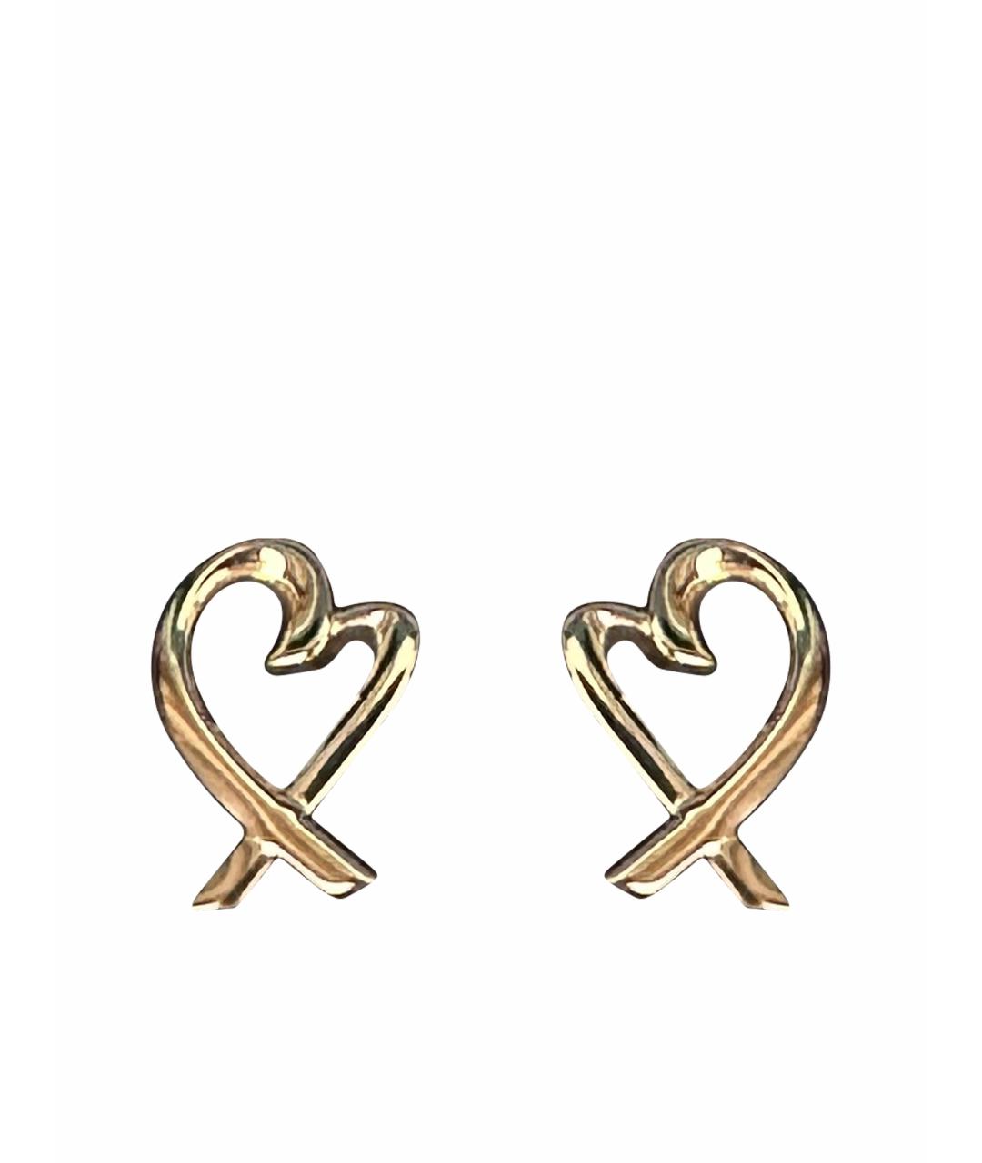 TIFFANY&CO Золотые серьги из желтого золота, фото 1