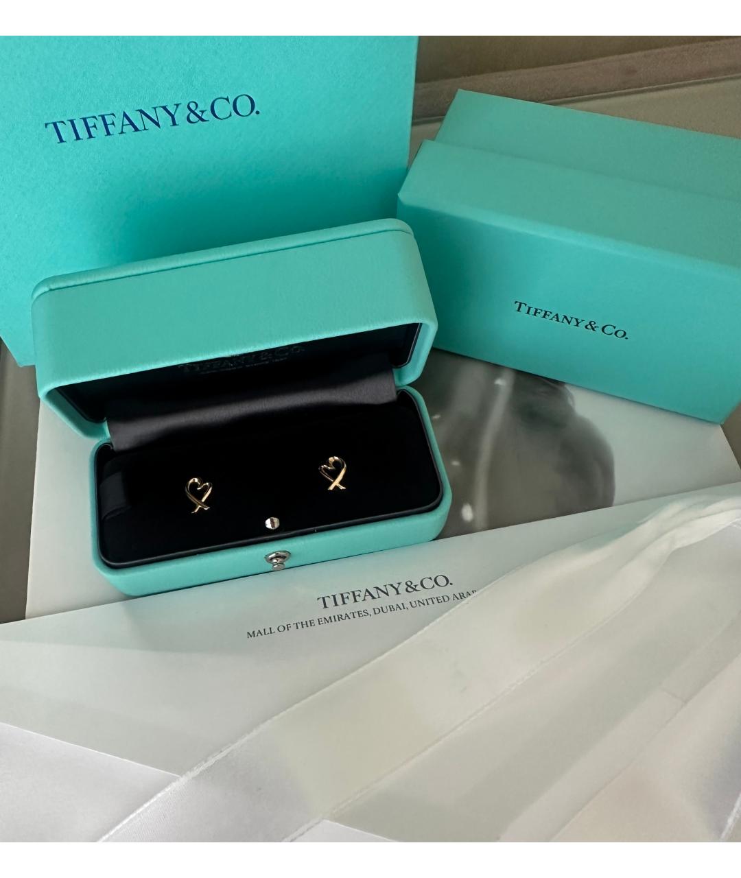 TIFFANY&CO Золотые серьги из желтого золота, фото 3