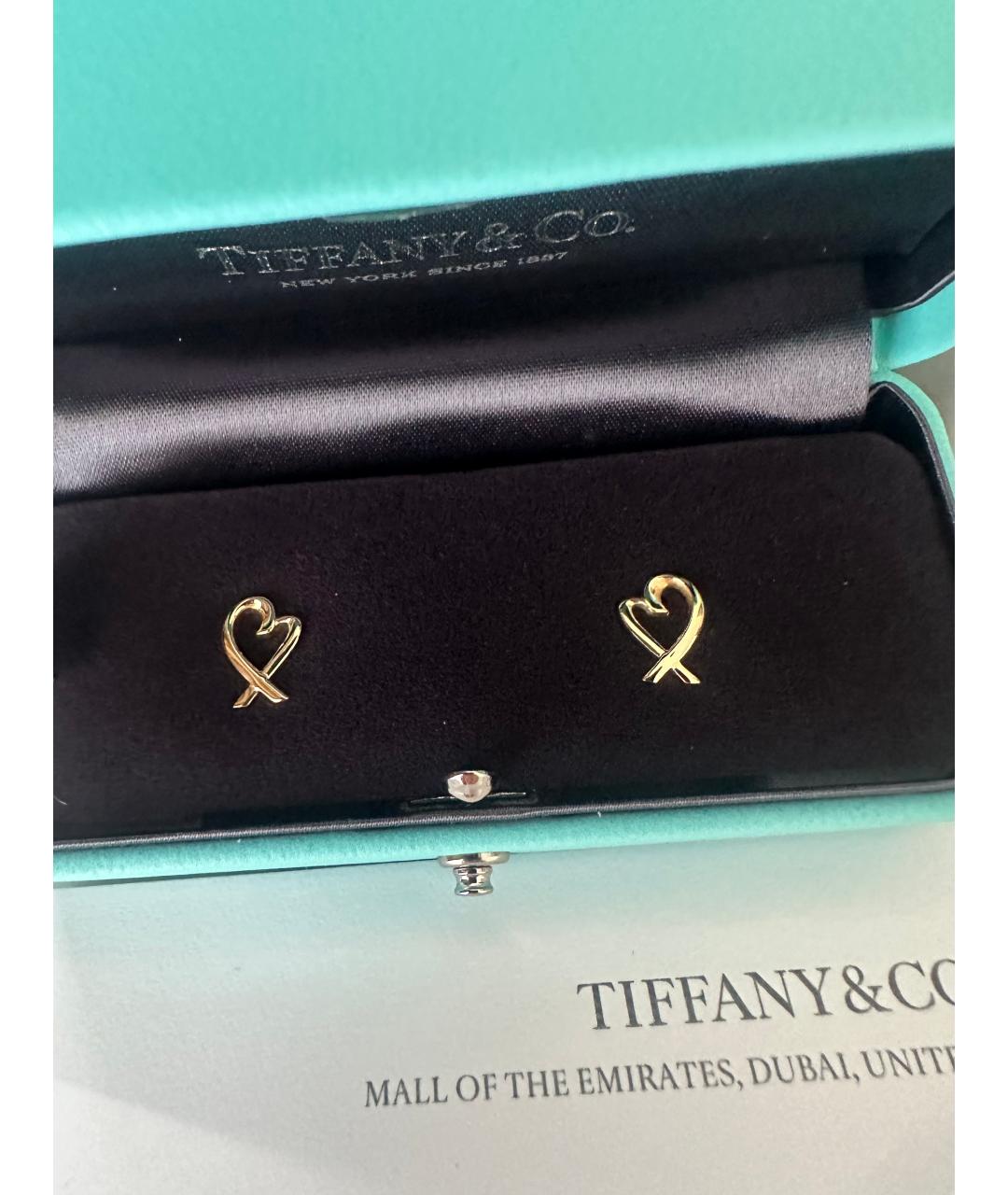 TIFFANY&CO Золотые серьги из желтого золота, фото 4