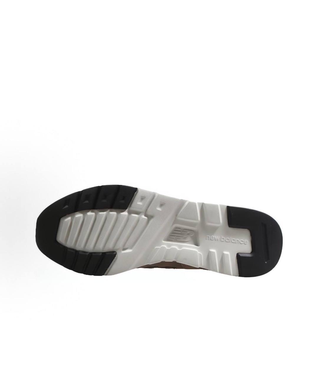 NEW BALANCE Серые замшевые низкие кроссовки / кеды, фото 5