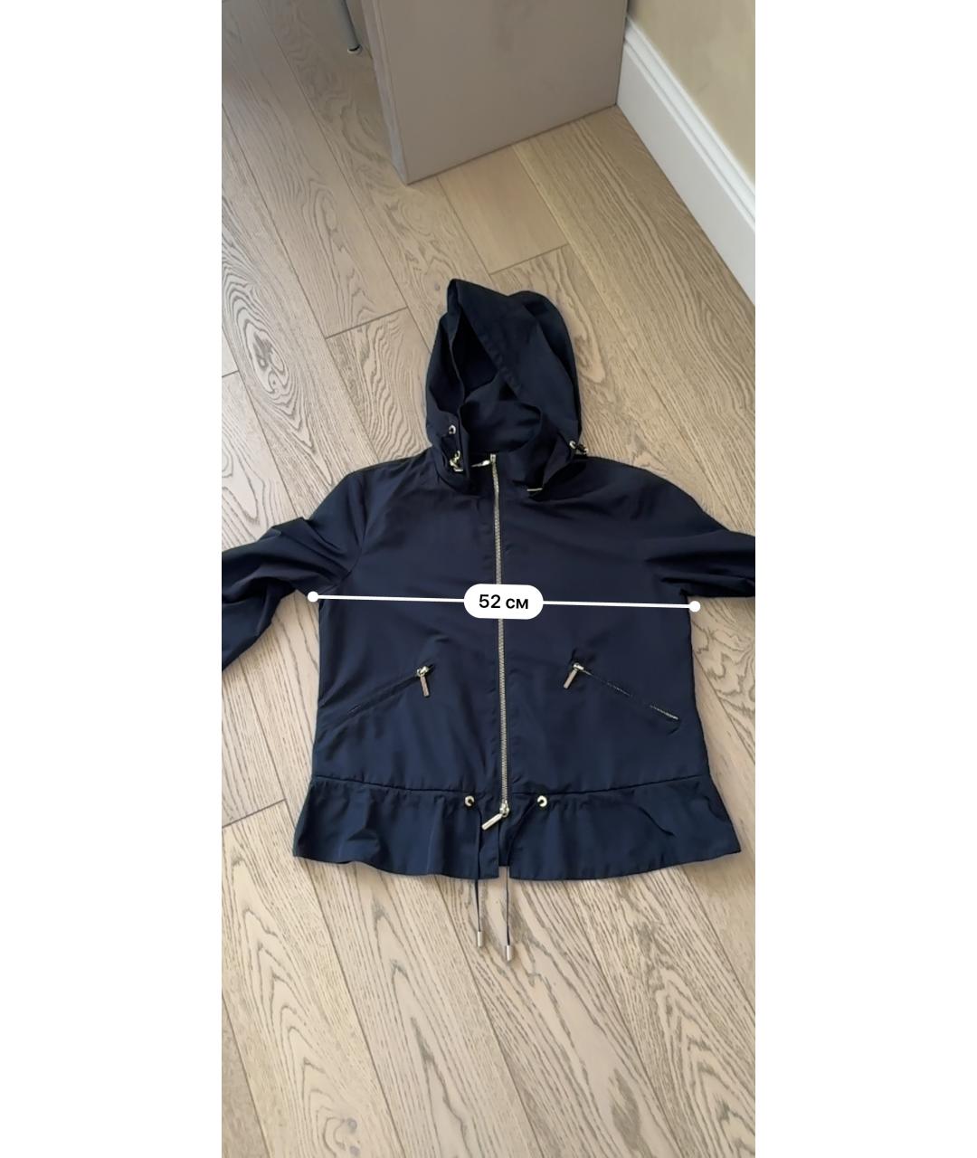 ARMANI JEANS Черная полиэстеровая куртка, фото 6