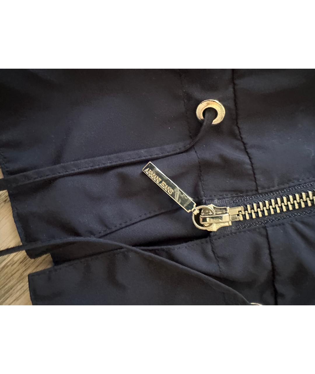 ARMANI JEANS Черная полиэстеровая куртка, фото 4