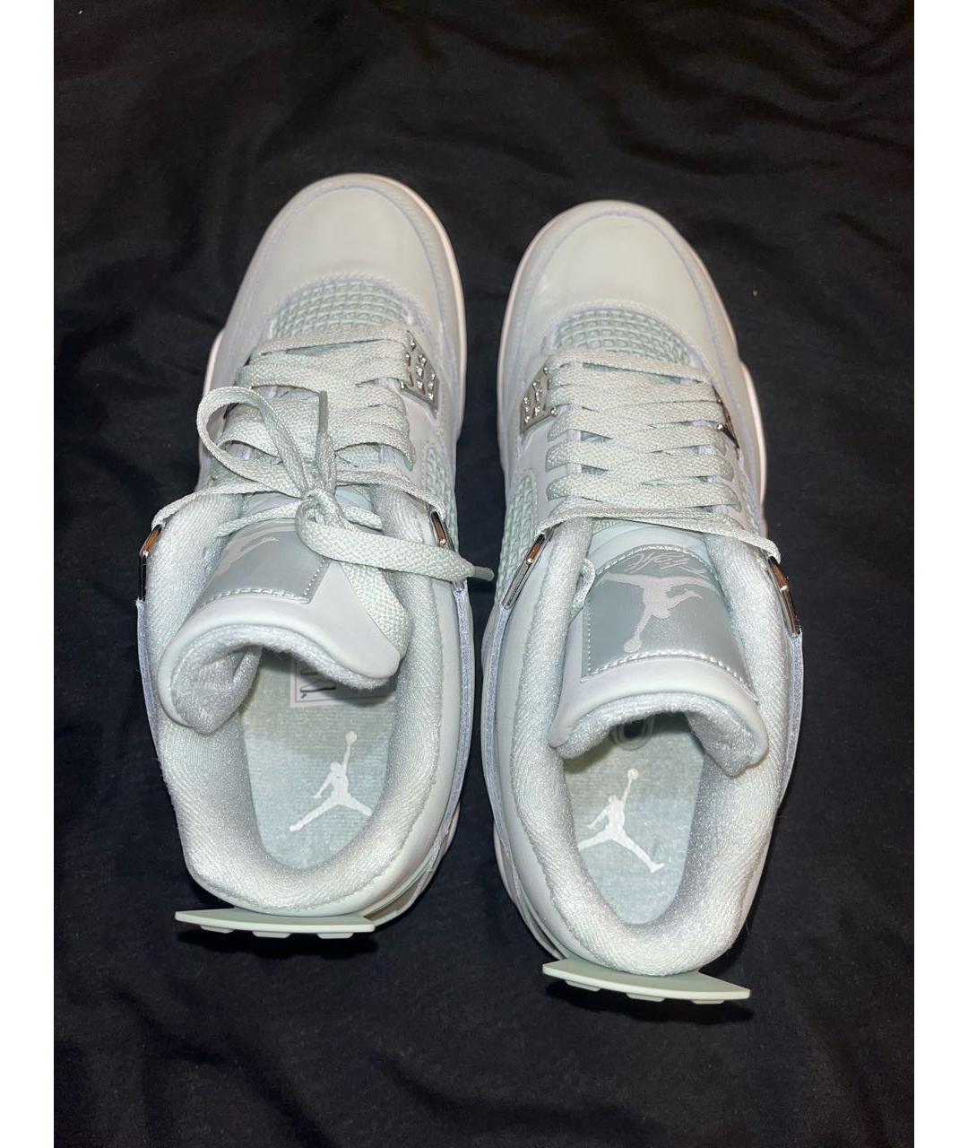 JORDAN Бирюзовые кожаные кроссовки, фото 3