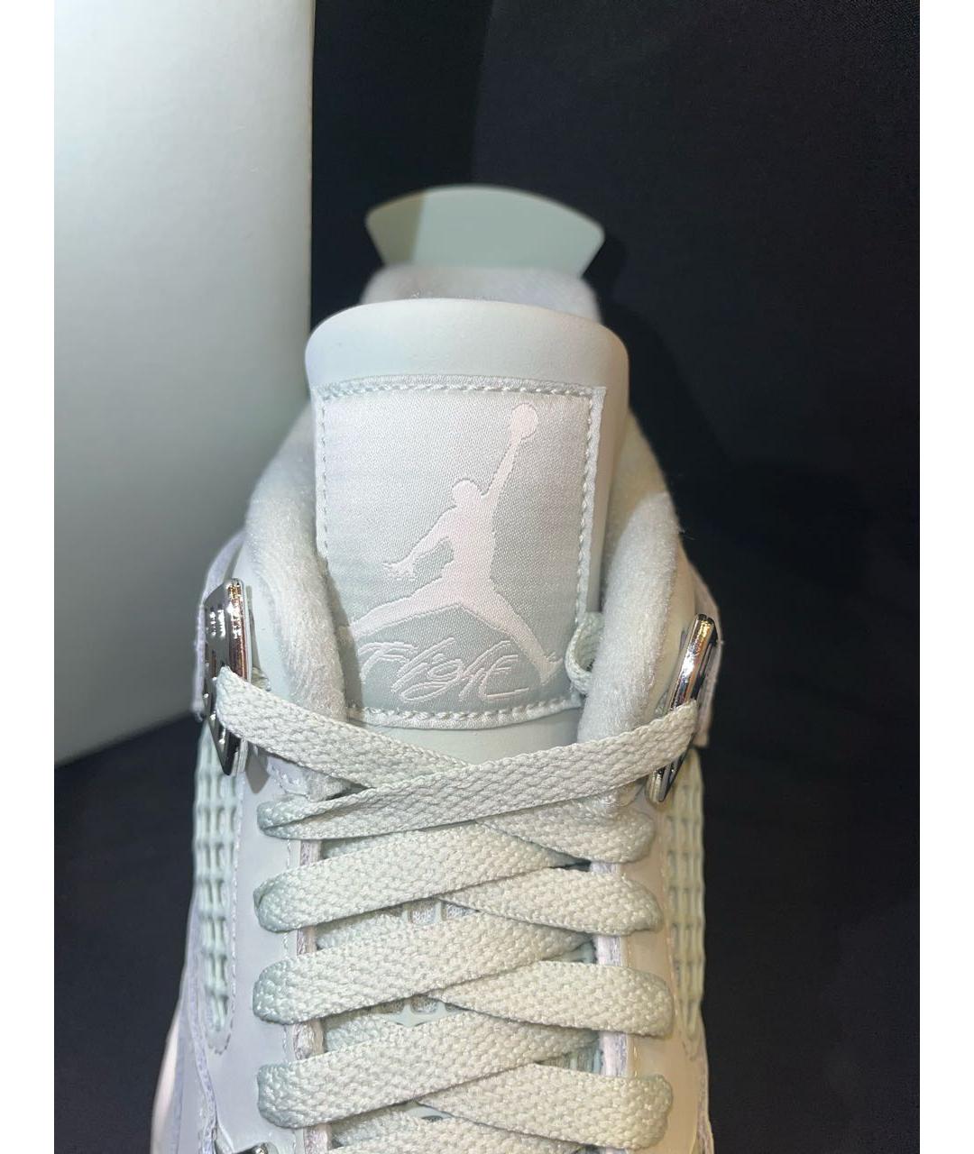 JORDAN Бирюзовые кожаные кроссовки, фото 6