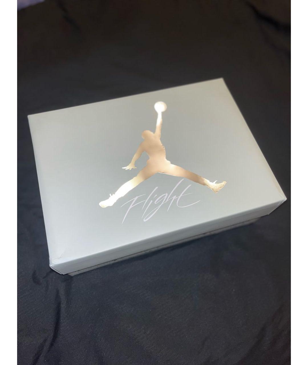 JORDAN Бирюзовые кожаные кроссовки, фото 8