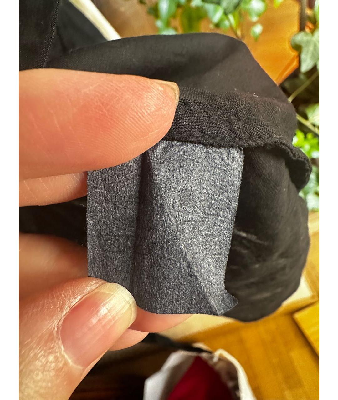 DRIES VAN NOTEN Черная льняная блузы, фото 4