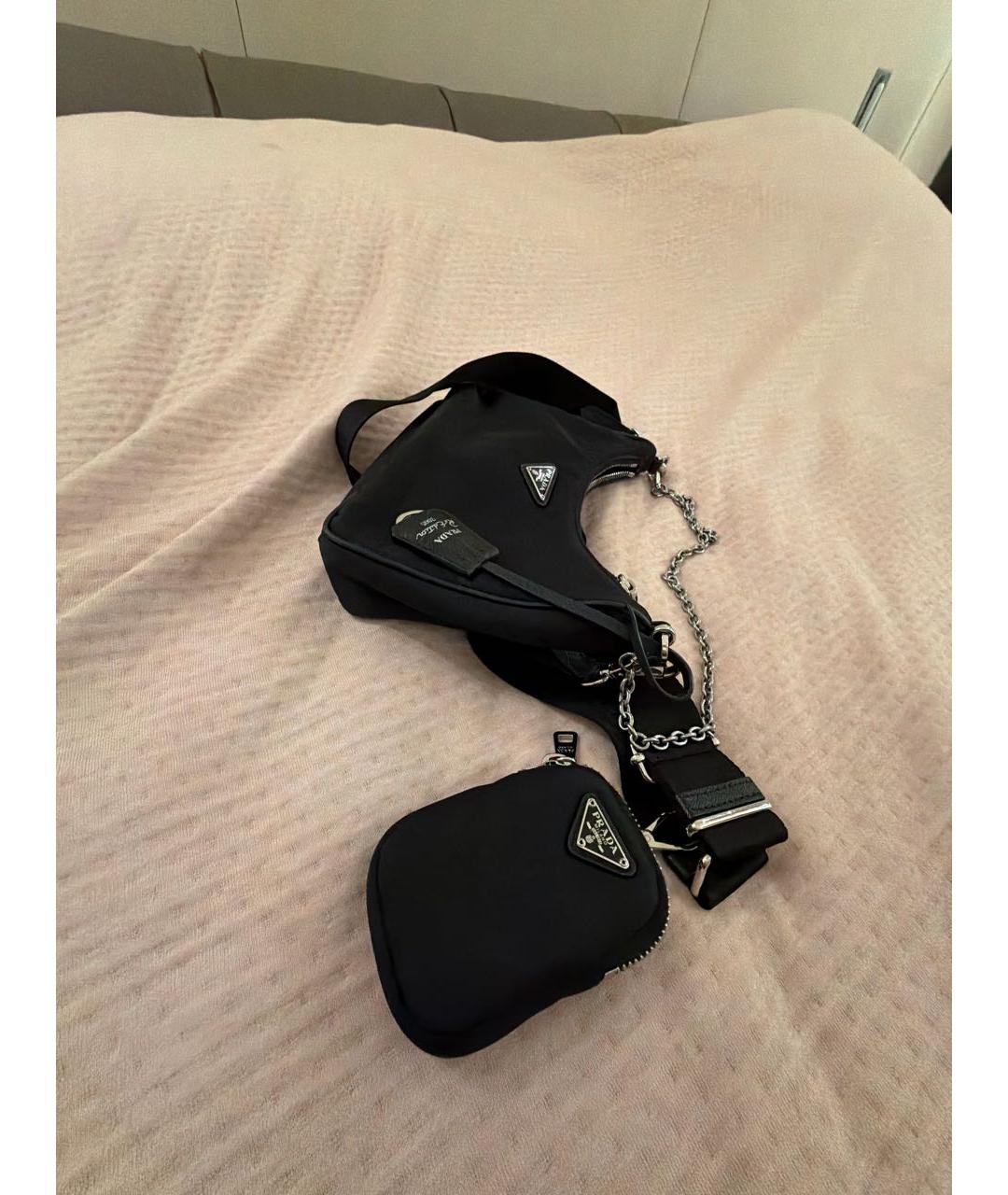 PRADA Черная сумка через плечо, фото 2