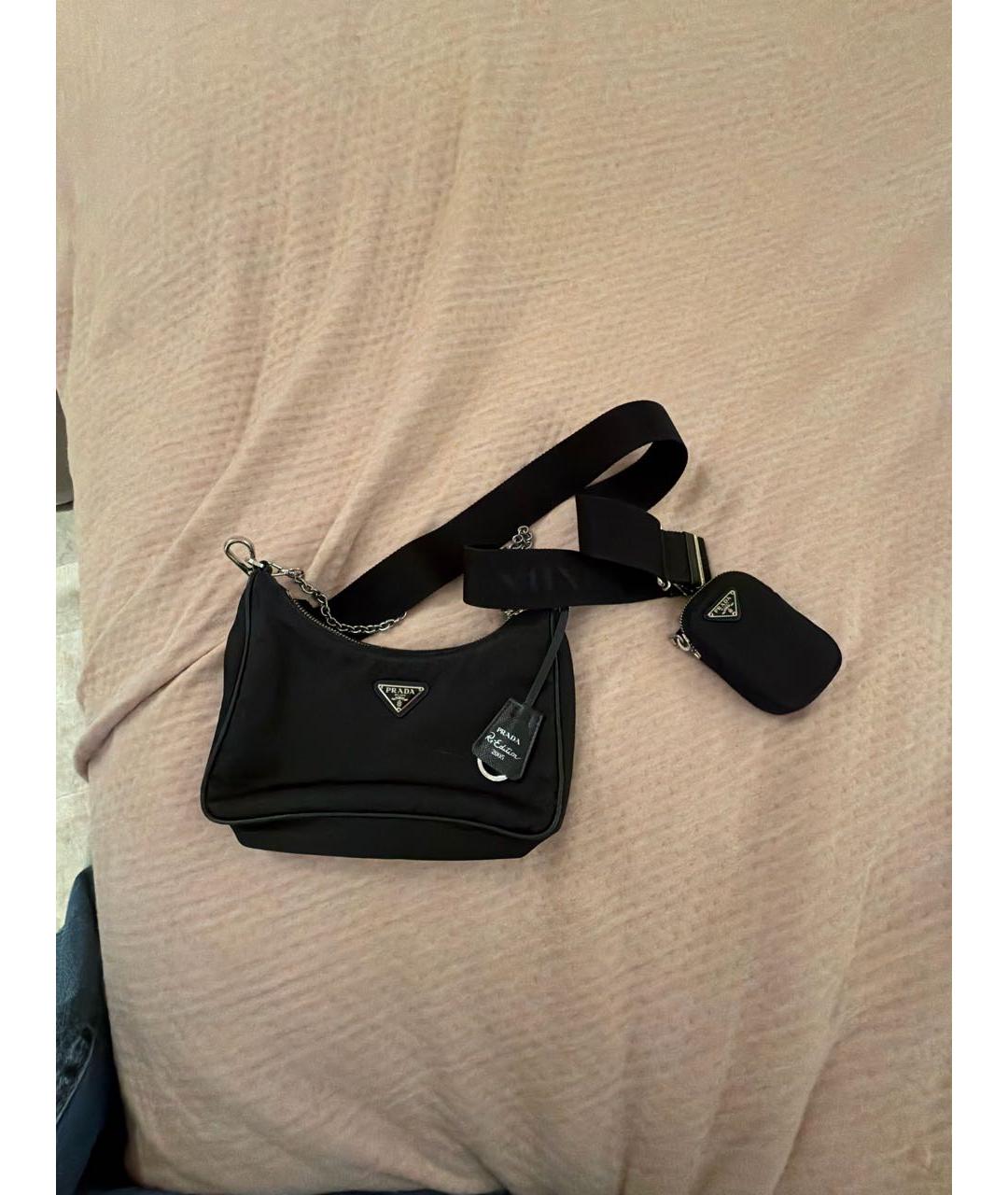 PRADA Черная сумка через плечо, фото 5