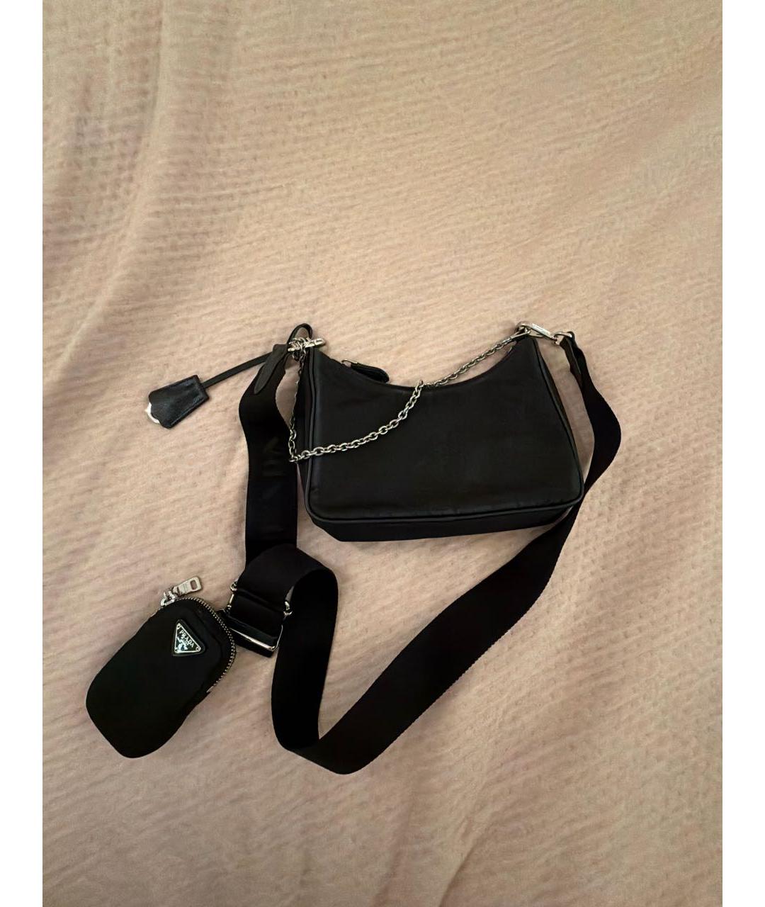 PRADA Черная сумка через плечо, фото 3